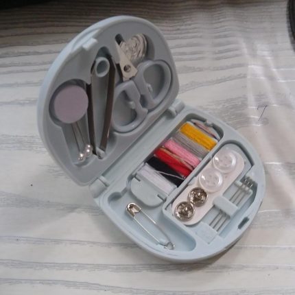 Mini Travel Sewing Kit for Beginners with Threads & Scissors